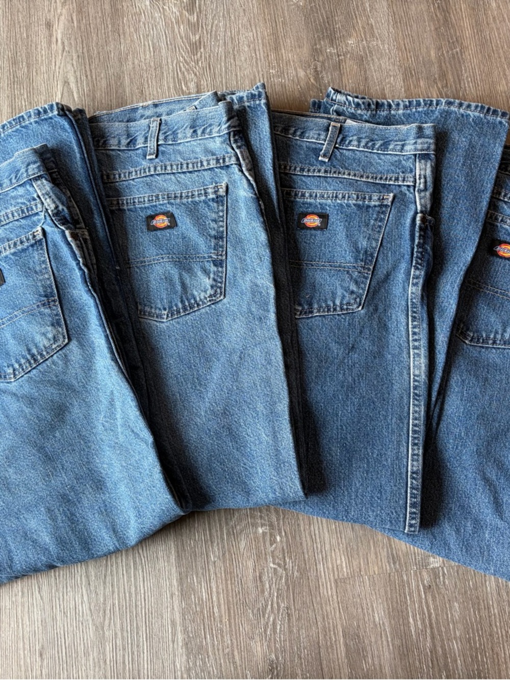 Dickies Blue Denim set of 4 Jeans 44X30
